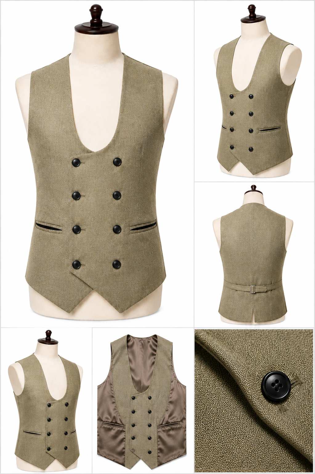 Men's Double Breasted Vest Catalog
